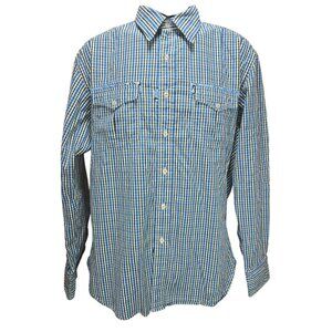 Robert Graham Men's Luxuriously Soft Freshly Laundered Shirt Large  Roll Tab